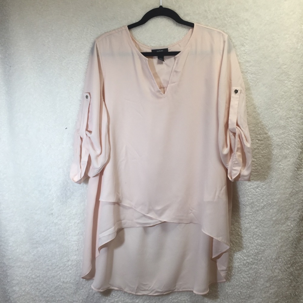Alfani Blush Pink Women’s Tunic Blouse